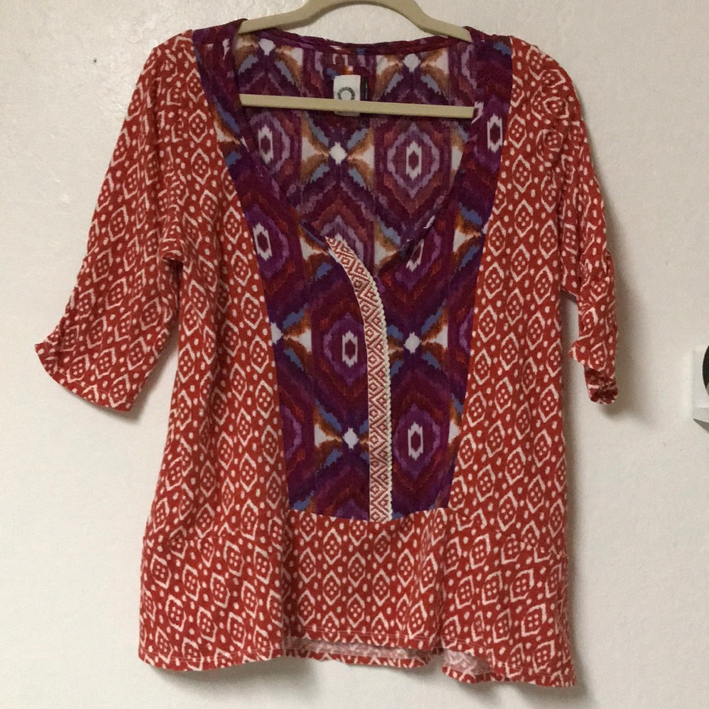 Akemi & Kim Anthropologie top, 1/2 sleeve top